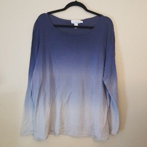 Soft light and delicate long sleeve top